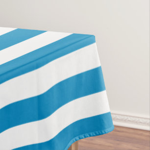 Nappe Bleu et blanc sur les transats