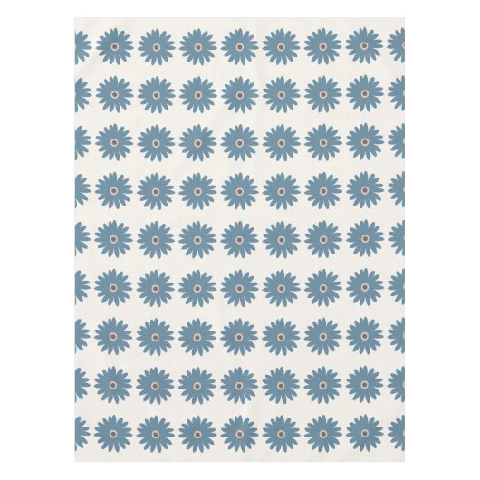 Nappe Bleu et crème Daisy (Devant)