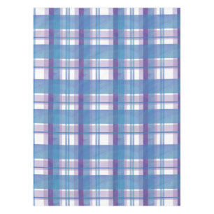Nappe Bleu et pourpre de plaid de Madras