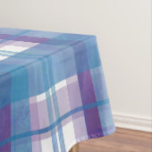 Nappe Bleu et pourpre de plaid de Madras (In Situ)