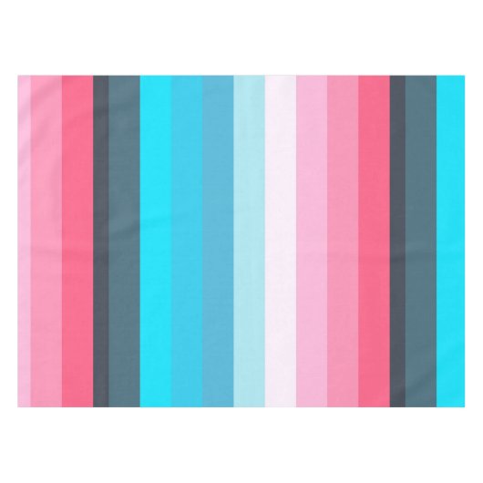 Nappe Bleu et rose Tons (Devant (Horizontal))