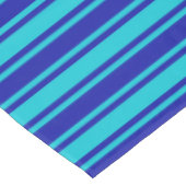 Nappe Bleu et turquoise bandes bonbons (Angle)