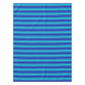 Nappe Bleu et turquoise bandes bonbons (Devant)