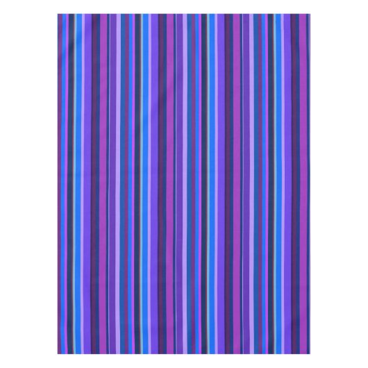 Nappe Bleu et violet bandes verticales (Devant)