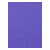 Nappe Bleu et violet rayures double tissage (Devant)
