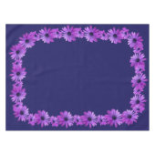 Nappe Bleu Fleurs marguerites Nappe (Devant (Horizontal))