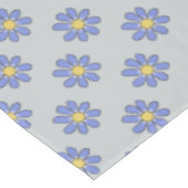 Nappe Bleu floral sur toute couleur (Angle)