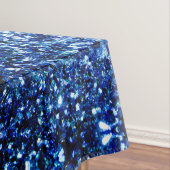 Nappe Bleu foncé foncé brillant parties scintillant scin (In Situ)