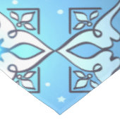 Nappe Bleu Géométrique Motif Moyen-Orient (Angle)