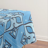 Nappe Bleu Géométrique Motif Moyen-Orient (In Situ)