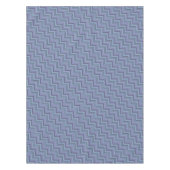 Nappe Bleu gris rayures motif (Devant)