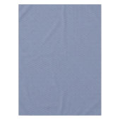 Nappe Bleu gris rayures motif double tissage (Devant)