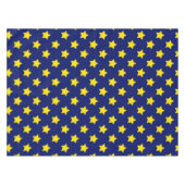 Nappe Bleu Jaune Etoiles Motif (Devant (Horizontal))
