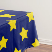Nappe Bleu Jaune Etoiles Motif (In Situ)