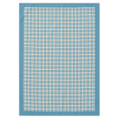 Nappe bleu Jaune Plaid Cadeau pour sa cuisine (Devant)