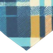 Nappe bleu Jaune Plaid Design (Angle)