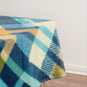 Nappe bleu Jaune Plaid Design (In Situ)