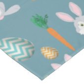 Nappe Bleu mignon lapin lapin Motif (Angle)