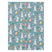 Nappe Bleu mignon lapin lapin Motif (Devant)
