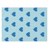 Nappe Bleu mignon simple Motif de coeur (Devant (Horizontal))