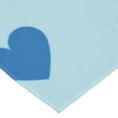 Nappe Bleu mignon simple Motif de coeur (Angle)