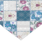 Nappe Bleu motif rustique à la mode  de déchirures de ti (Angle)