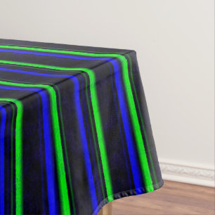 Nappe Bleu Noir Grandes Vertes
