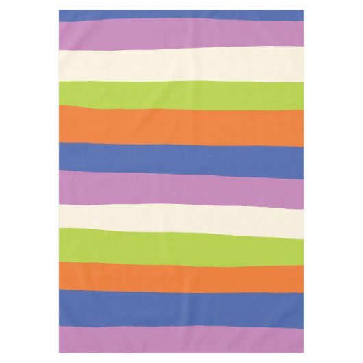 Nappe Bleu, orange, violet, vert et (Devant)
