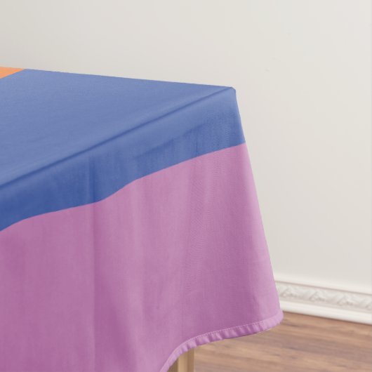 Nappe Bleu, orange, violet, vert et (In Situ)