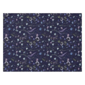 Nappe Bleu pourpre joli Fleur sauvage motif floral (Devant (Horizontal))