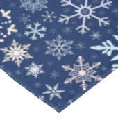 Nappe Bleu profond scandinave de flocons de neige de (Angle)
