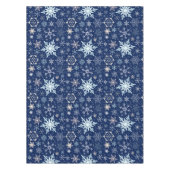Nappe Bleu profond scandinave de flocons de neige de (Devant)