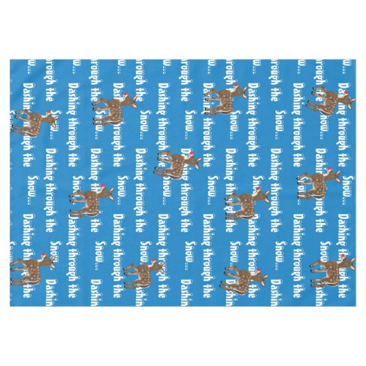 Nappe Bleu renne (Devant (Horizontal))