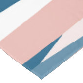 Nappe Bleu rose et blanc Abstrait (Angle)