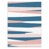 Nappe Bleu rose et blanc Abstrait (Devant)