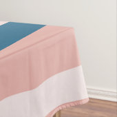 Nappe Bleu rose et blanc Abstrait (In Situ)