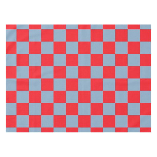 Nappe Bleu rouge À damiers En vichy Motif (Devant (Horizontal))
