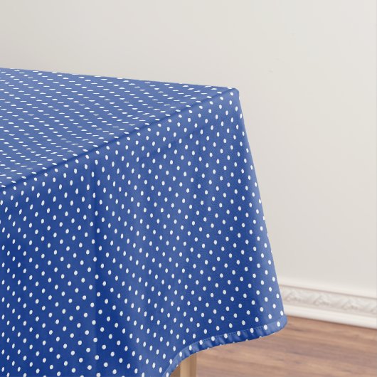 Nappe Bleu Royal et Points Blancs (In Situ)