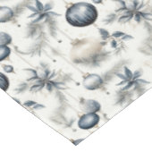 Nappe Bleu sophistiqué Beige & Or Noël (Angle)