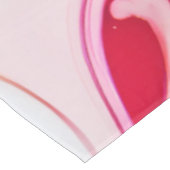 Nappe Bleu tendance rose jaune faux marbre blanc (Angle)