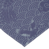 Nappe Bleu traditionnel japonais Vague Seigaiha Motif (Angle)