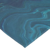 Nappe Bleu Turquoise acrylique pourrissant Abstrait Flui (Angle)