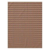 Nappe Bleu Turquoise foncé Brown Beige Orange Rouge Trib (Devant)