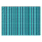 Nappe bleu turquoise nuances rayées motif vertical (Devant (Horizontal))