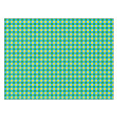 Nappe Bleu Vert Jaune Chèque Plaid Design Motif (Devant (Horizontal))