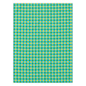 Nappe Bleu Vert Jaune Chèque Plaid Design Motif (Devant)
