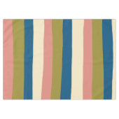Nappe Bleu, vert olive, rose et crème (Devant (Horizontal))