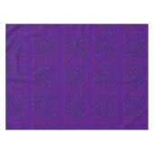 Nappe Bleu violet à motif violet conçu (Devant (Horizontal))