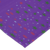 Nappe Bleu violet à motif violet conçu (Angle)