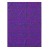 Nappe Bleu violet à motif violet conçu (Devant)